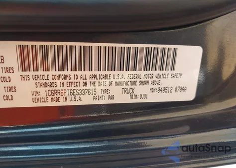 2014 Ram 1500 Longhorn z USA, uszkodzony, nr VIN 1C6RR6PT6ES337615